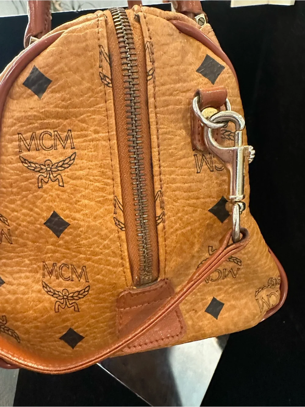 MCM speedy satchel